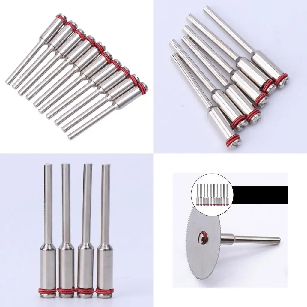 

E8BD 10Pcs 2.35mm Screw Mandrel Shank Cut-off Wheel Holder For Rotary Tool