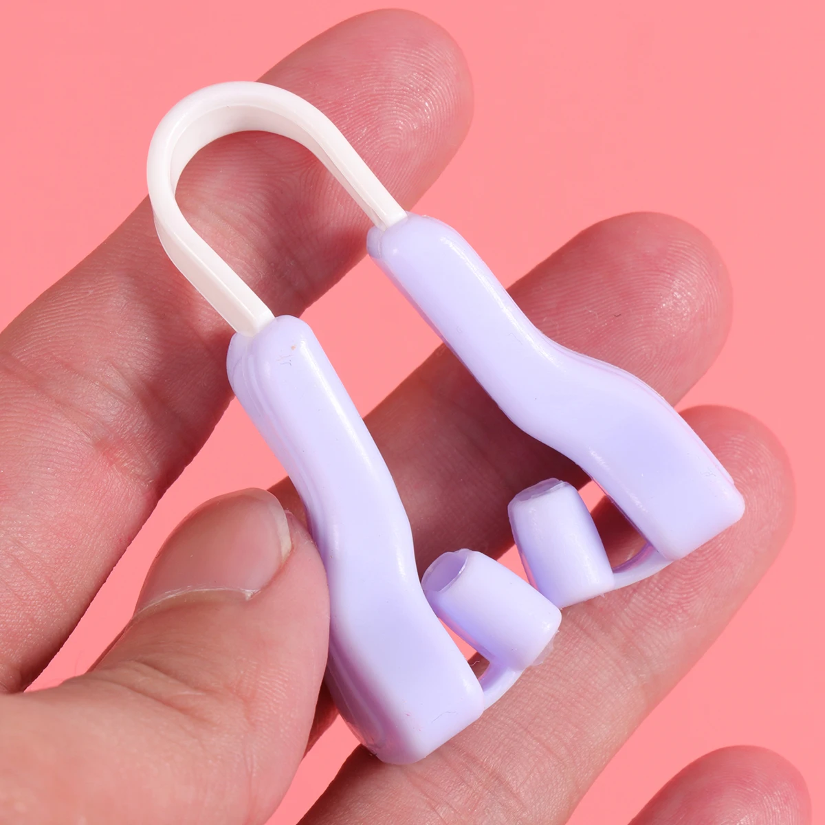 

Purple Silicone Nose Lift Clip Upward Shaping Tool for Flattened Droopy Nose Bridge Straightener Comfortable Fit