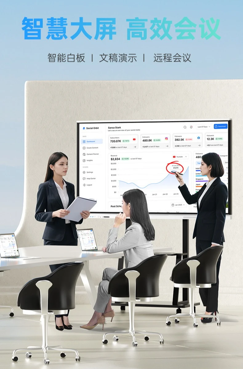 マルチメディア教育オールインワンマシン 幼稚園教育 電子ホワイトボード タッチ