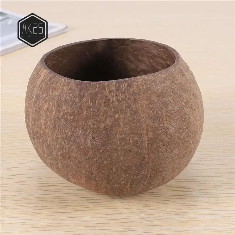 

AK25-Can Pouring Candle Coconut Shell Bowl,Coconut Shell,Coconut Wood Bowl, Creative Decoration Bowl,Storage Bowl