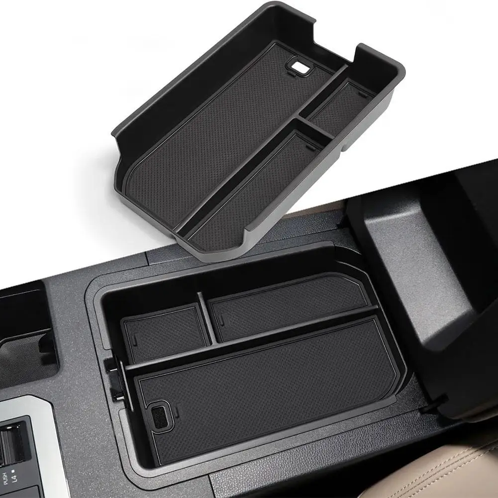  for Toyota Prado 2024 Central Armrest Storage Box Car Interior Organizer Storage Box Tray LC250 Auto Accessories ﻿