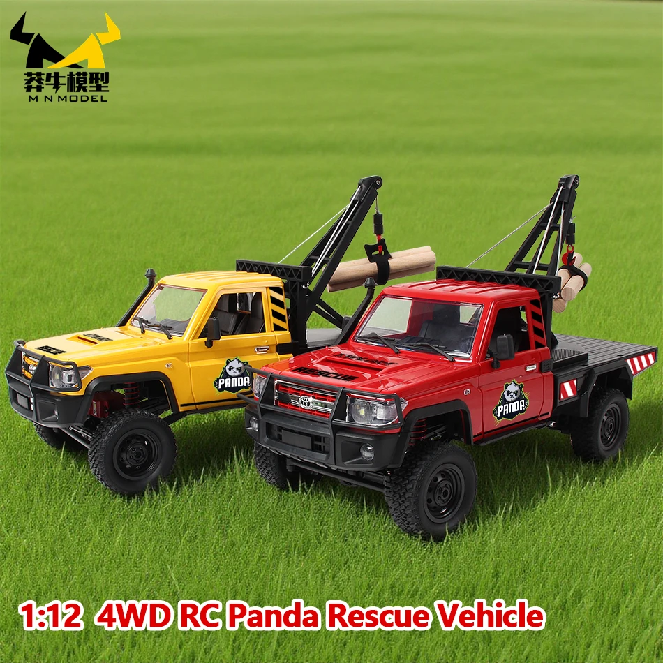 

MN MODEL 1/12 4X4 RC Wading City Engineering Vehicle Diving Panda Off-road Car Climbing Truck Pickup Rock Crawler Toy for Adult