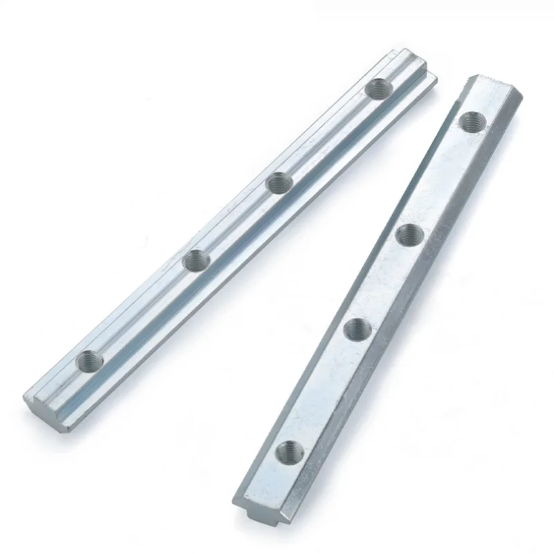V-Slot T-Slot Joiner 2020 3030 4040 4545 Straight Joint Inside Connector Aluminium Profile Fittings Strip With Screws Profile view 3
