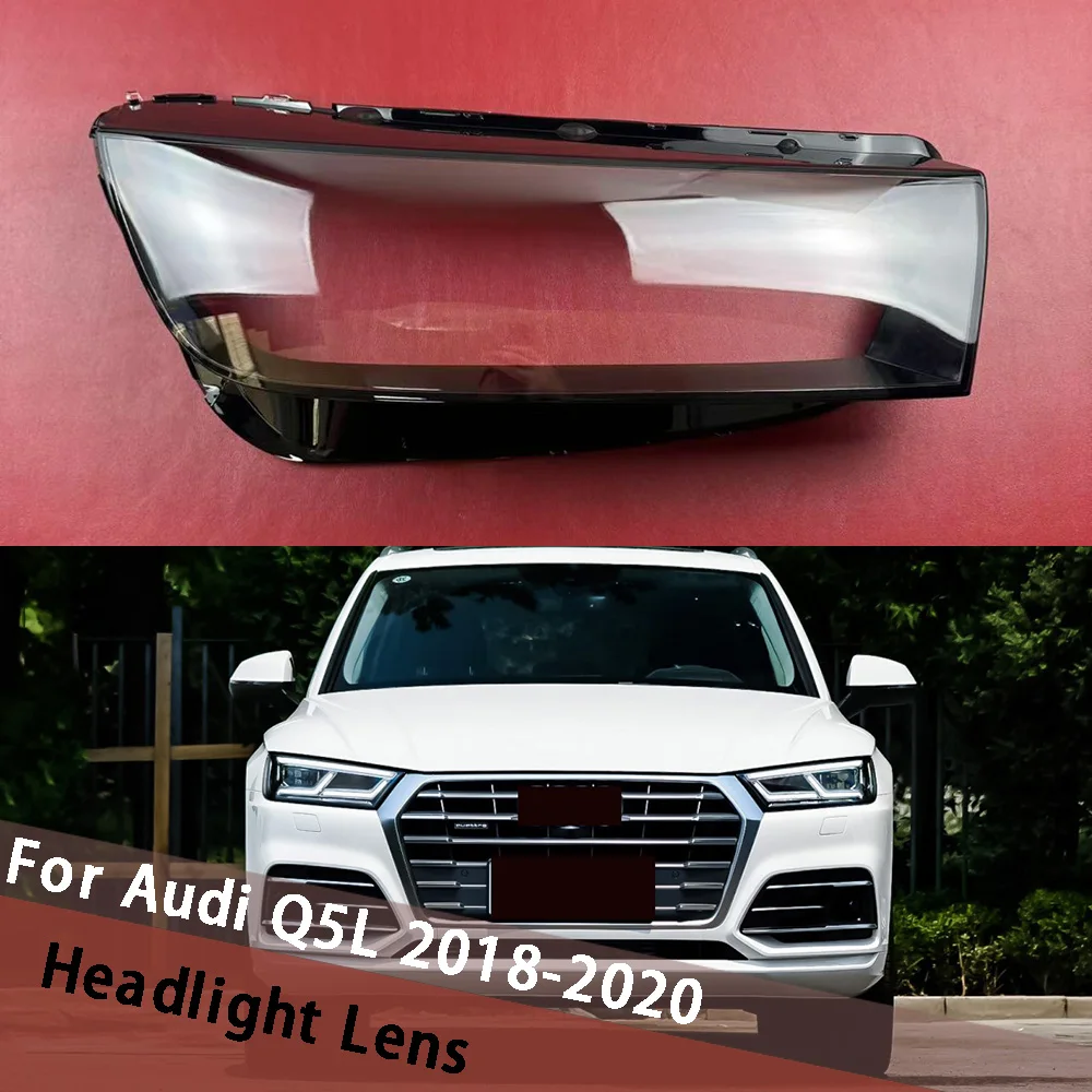 

Для Audi Q5L 2018 2019 2020 корпус фары абажур передний светильник прозрачный корпус маска крышка фары линза из плексигласа