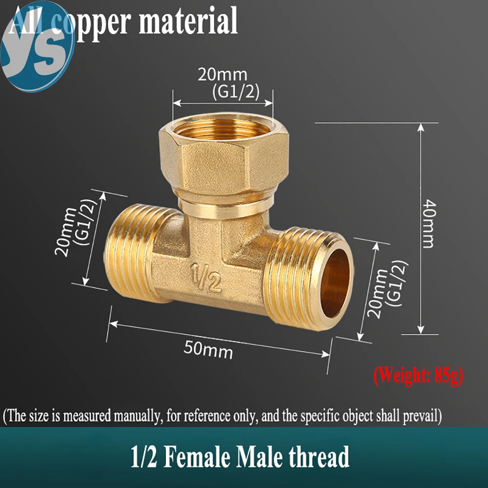 Brass Reducing Coupler 1/2