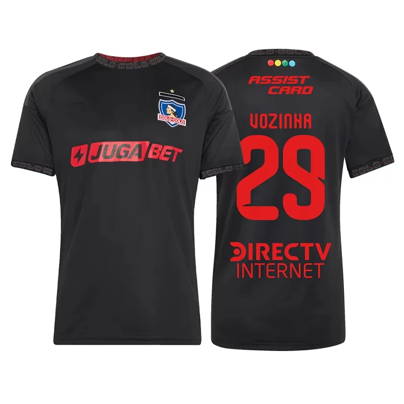 Colo‑Colo #29 Vozinha Football Jersey Oversized Y2K Streetwear Tops Breathable Mesh Soccer Sports Quick Drying Family Clothing