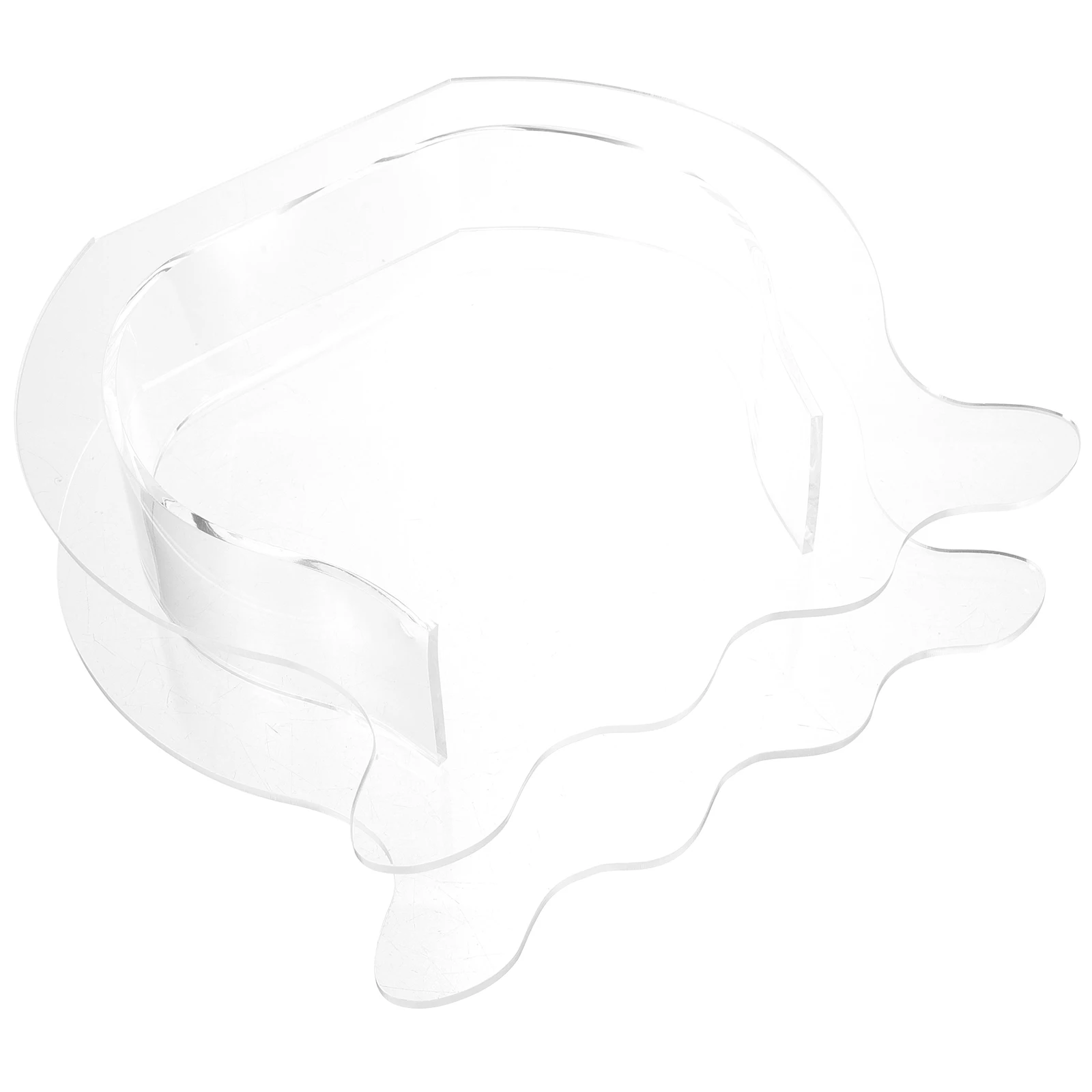 

Transparent Fish Tank Vase Decor Unique Flower Holder Delicate Desktop Home Office Acrylic Material Living Room Table