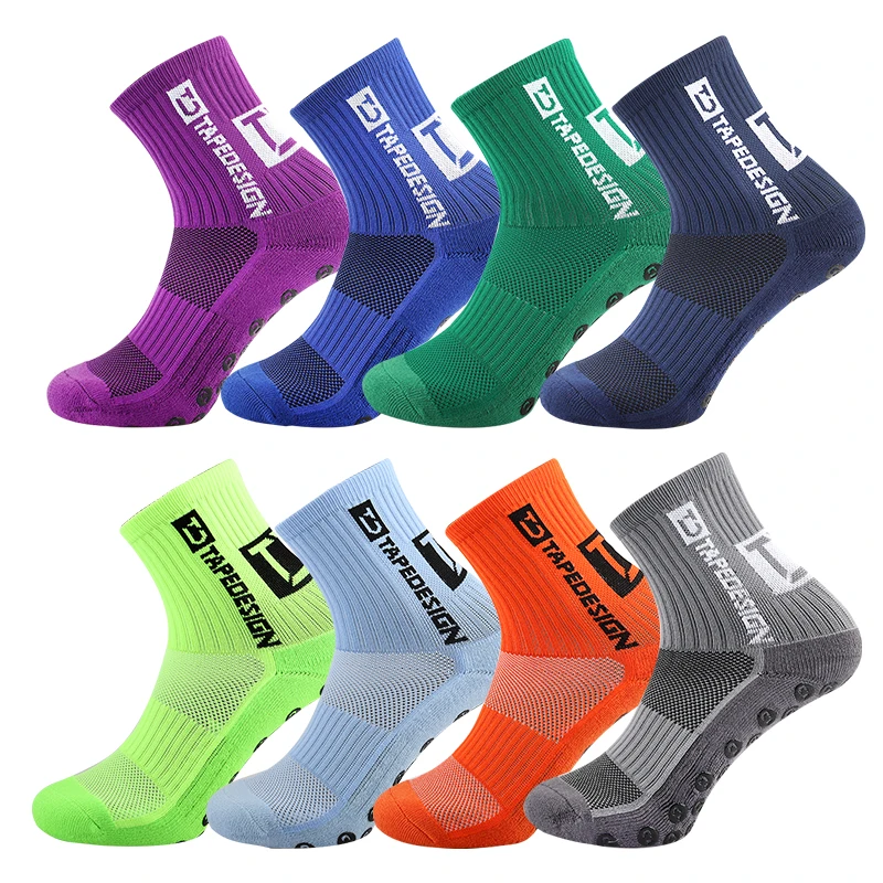 Chaussettes de football coordonnantes pour hommes et femmes, respirantes, anti-glisse, sport, cyclisme, gratuit