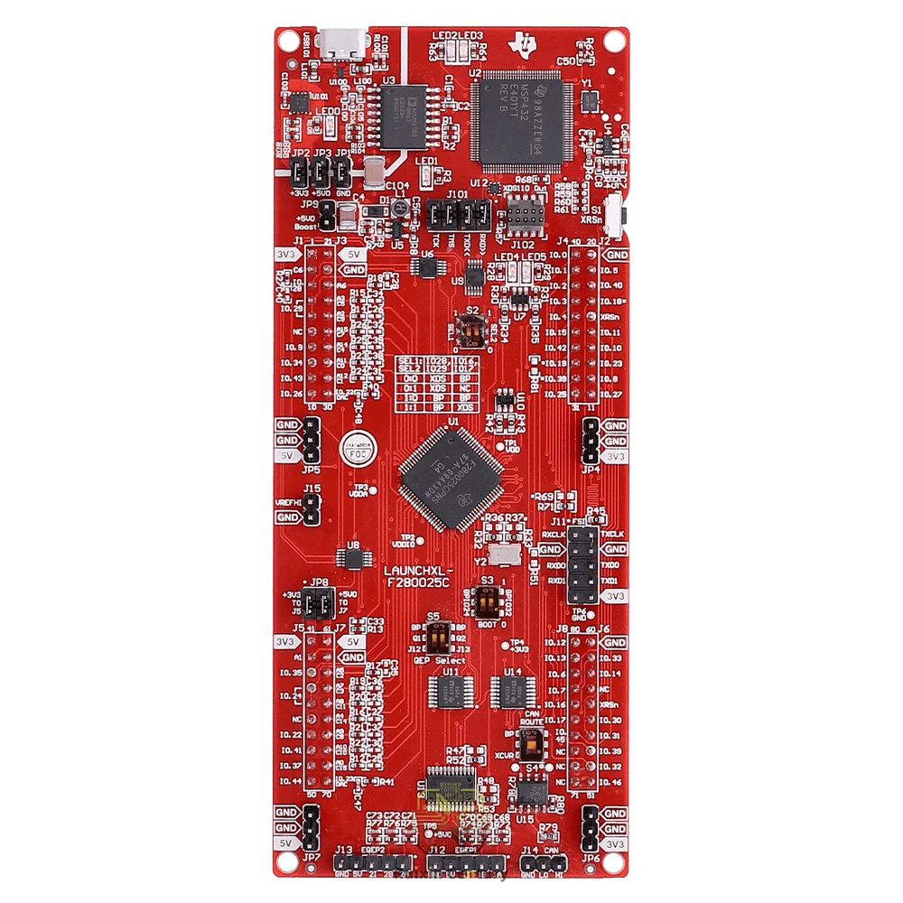 placa-de-desarrollo-launchpad-for-ti-launchxl-f280025c-mcu-c2000-en-tiempo-real-f280025c-100mhz-cpu-c28x-128kb-flash-2x12b-adc-can-board
