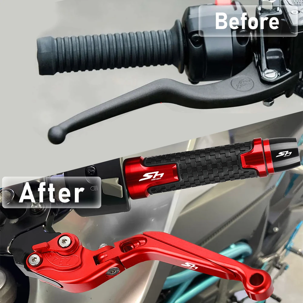 For HONDA SH125i SH 125i 2008 - 2020 2021 2022 2023 2024 Motorcycle Accessories Brake Clutch Levers Handle Handlebar Grip Ends