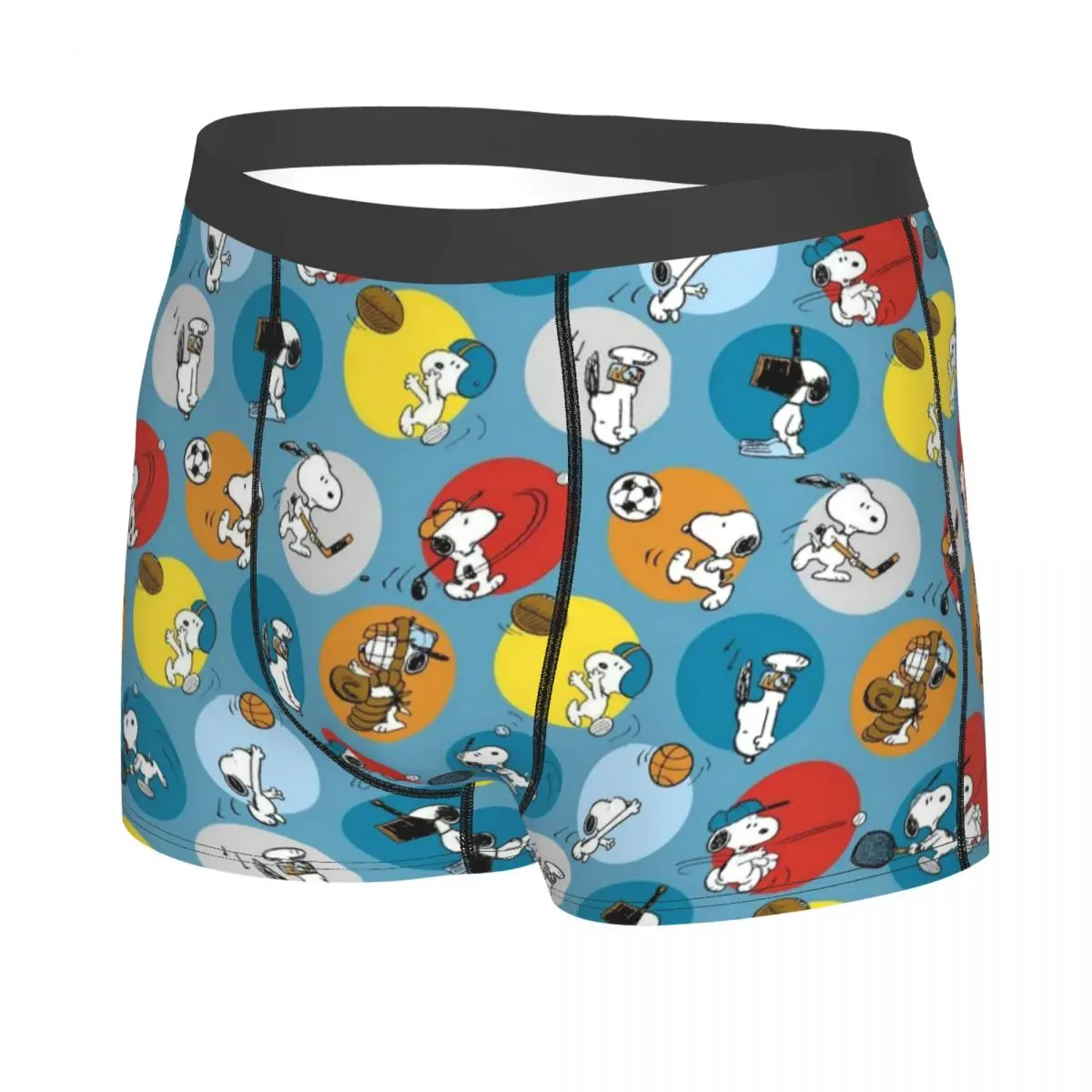 Custom S-Snoopys Fashion Pattern Boxers Shorts Men Comic Classical Briefs Underwear Novelty Underpants