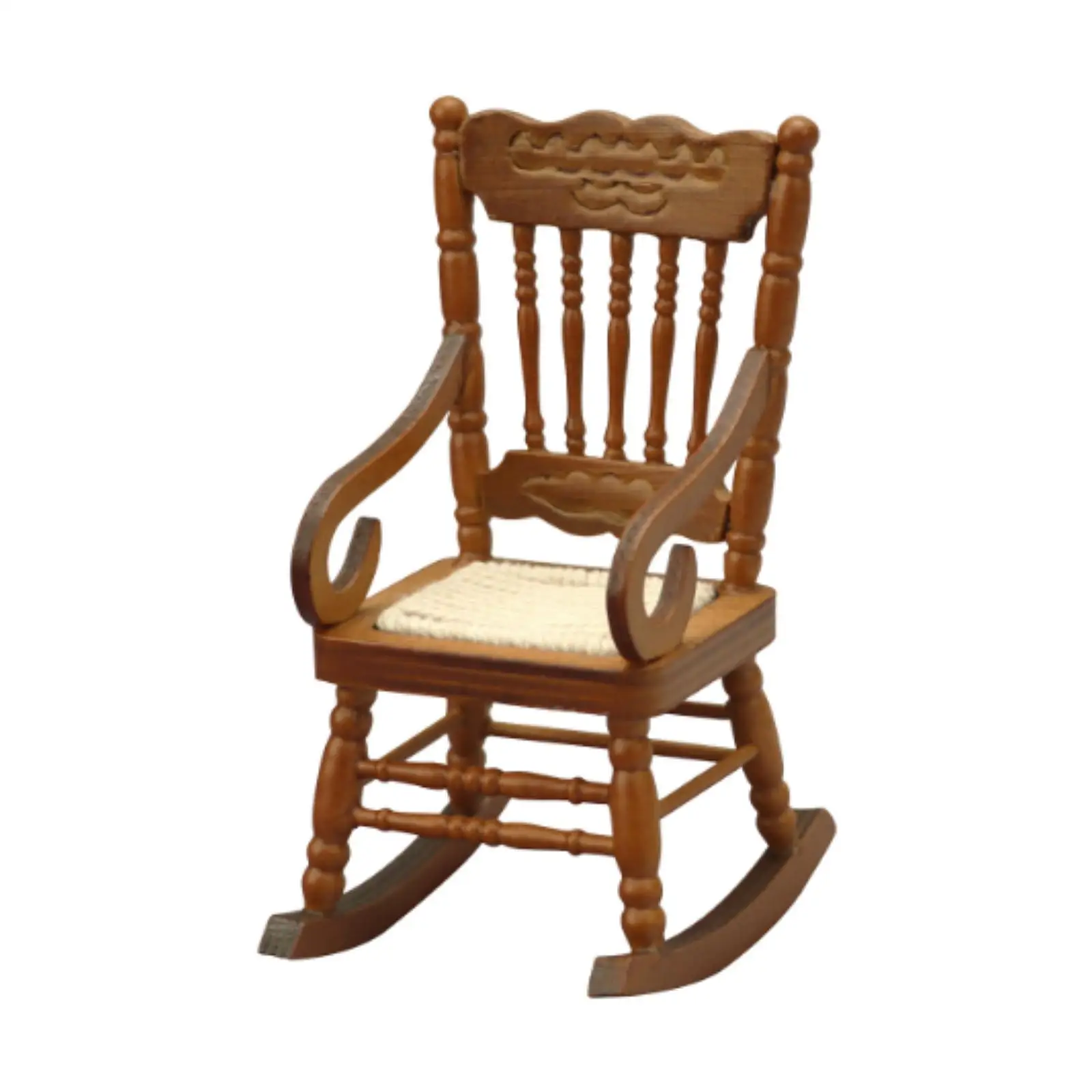 Sedia per mobili per casa delle bambole in miniatura in scala 1:12 per progetti fai da te da giardino fatato