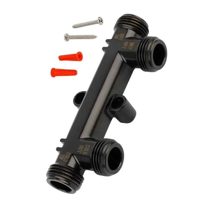  Fast Hot Water Recirculation System Bypass Valves 595926 High Temperature Resistant ABS Bridge Valves for Device