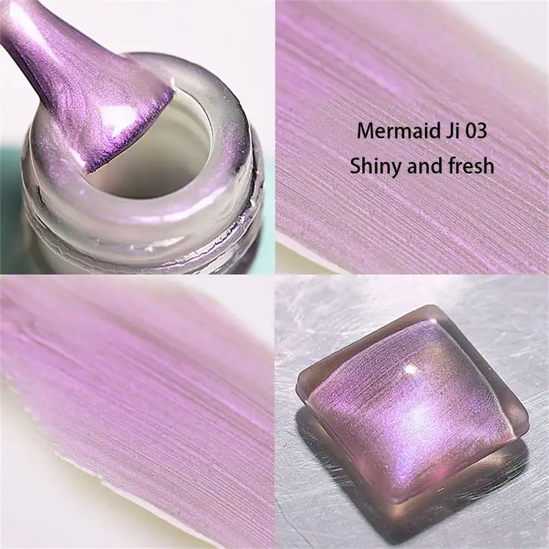 Thin Sequins Healthy Ingredients All-match Temperament Pearly Shimmer 8g/ml Nail Gel Clearly Popular Apply Smoothly Mermaid