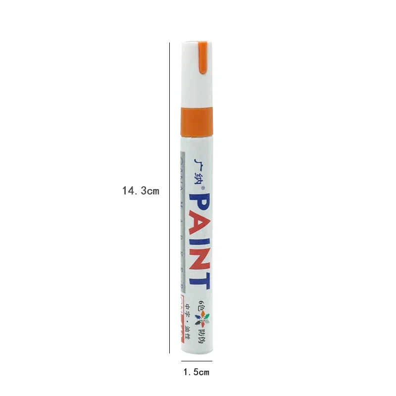 

1 шт., белая водостойкая ручка для автомобильных колес, маслянистая ручка для авто, резиновая ручка для краски для шин, CD, металлический перманентный маркер для краски, граффити, ретушь