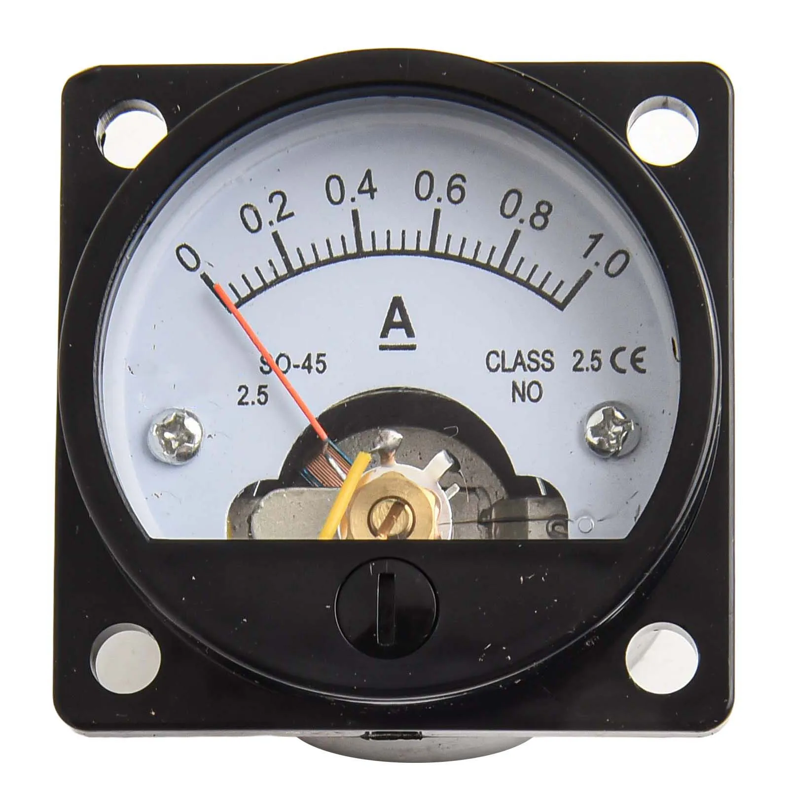 SO45 DC Ammeter Analog Panel Meter with Pointer Type Display High Sensitivity and Stable Reading for Industrial Applications