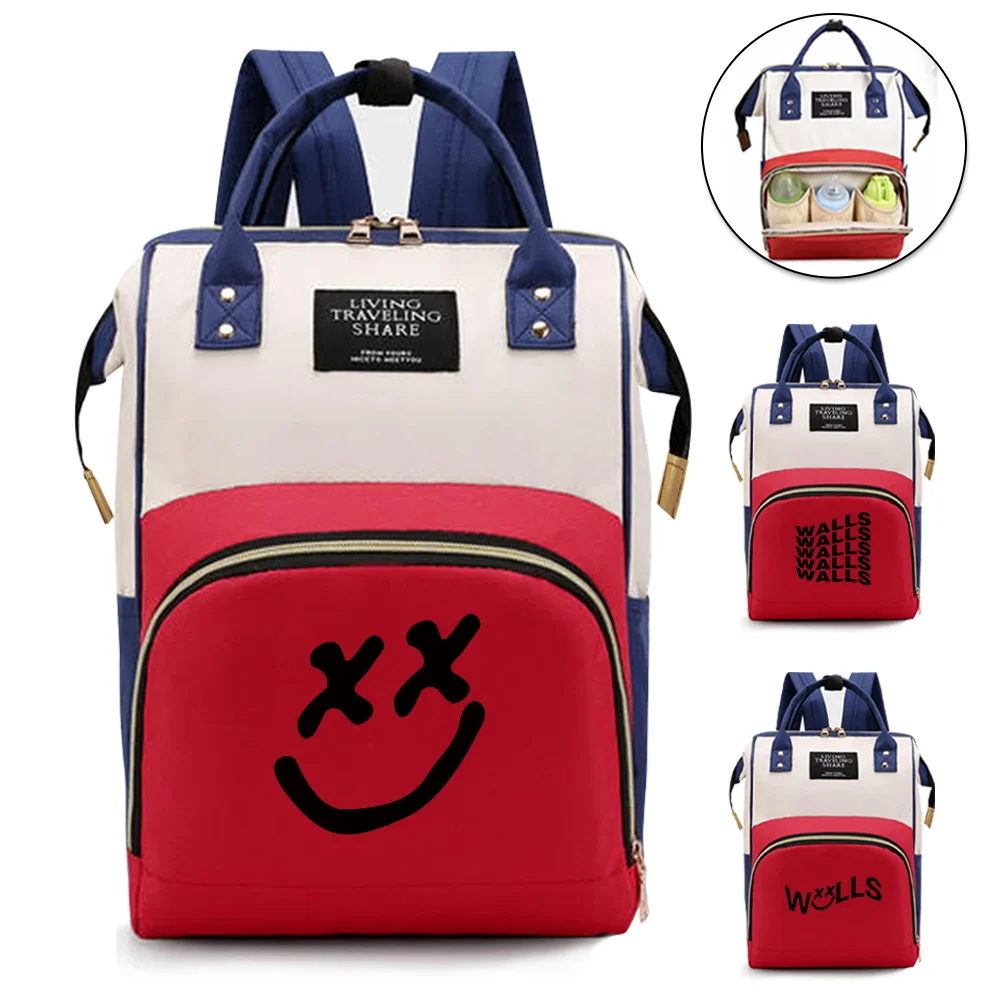 

Maternity Backpack New Storage Pouch Large-capacity Outdoor Travel Mommy Maternity Bag with Compartments Walls Series