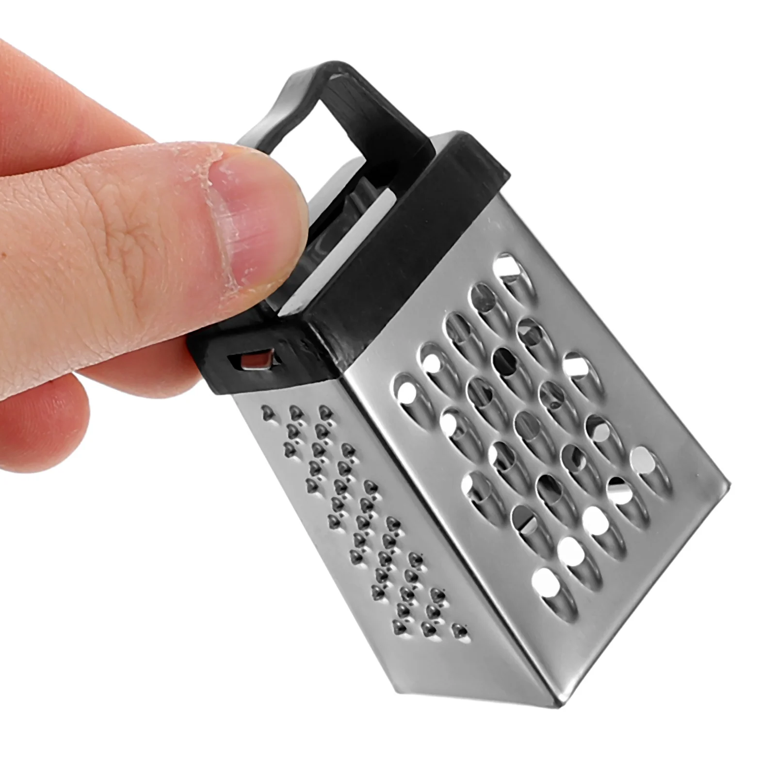 

8Pcs Mini Cheese Grater Stainless Steel Four-Sided Box Grater Multi-Function Kitchen Tool for Vegetable Cheese Garlic Carrot