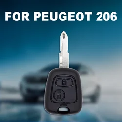 Zdalny kluczyk samochodowy do Peugeot 206 433 MHz Płytka drukowana Nieobcięte ostrze Kompletny klucz sterujący