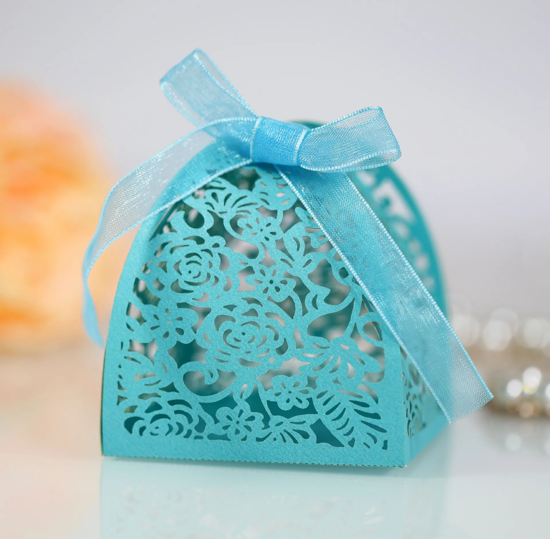 25/50/100 Stück Laser Hollow Cut Hochzeit Süßigkeiten Boxen mit Dankeschön Tag Valentinstag Geschenk Schokolade Verpackung Box Party Gefälligkeiten – Detail 28