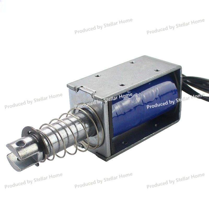DC12V Electromagnet Strong Push-pull Solenoid Electromagnet Long Stroke 25mm Small Electromagnetic Telescopic Rod