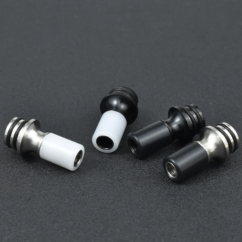 مادة راتينج ذات طرف بالتنقيط wolfcoolvape 510 MTL مع قاعدة 316SS لـ Flash e-Vapor V4.5S+ RTA RDA RDTA Vape Atomizers
