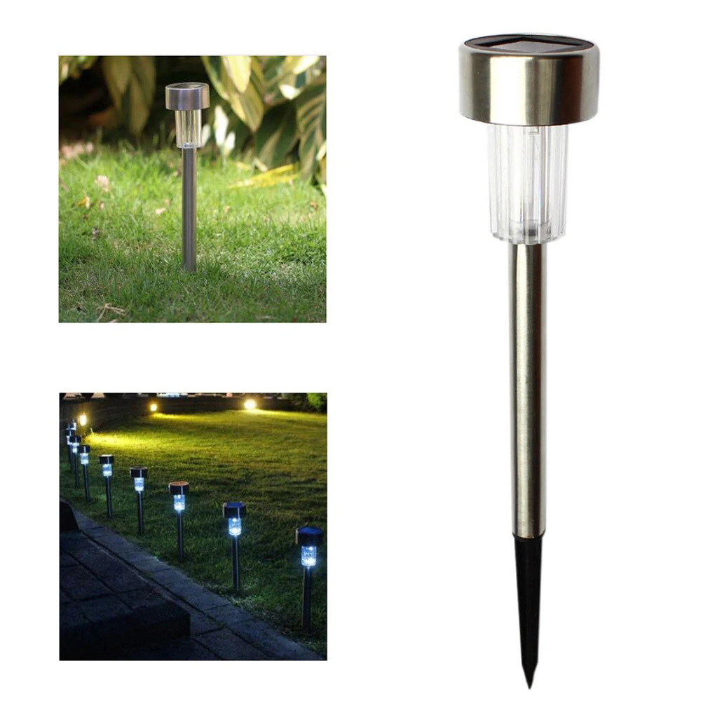 12/1PCS Solar Outdoor Lights Garden Lamp Solar Powered Waterproof Landscape Path Outdoor for Yard Backyard Lawn Patio Decorative