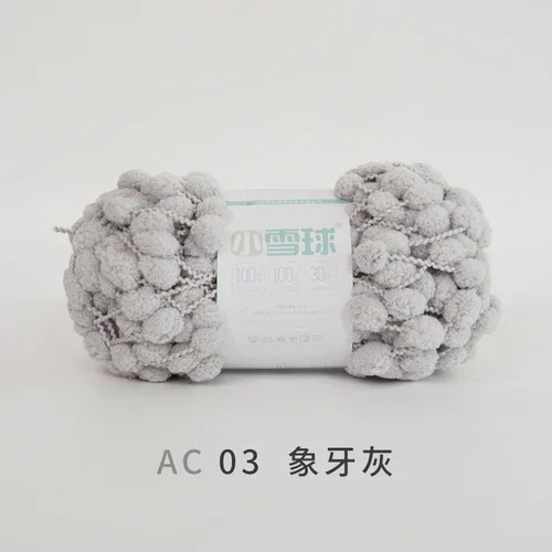 100G/Bal Kleurrijk Middelgroot Garen Zacht Pompon Grote Regenboog Dik Garen Katoen Diy Materiaal Hand Breien Gehaakt Gevlochten Deken