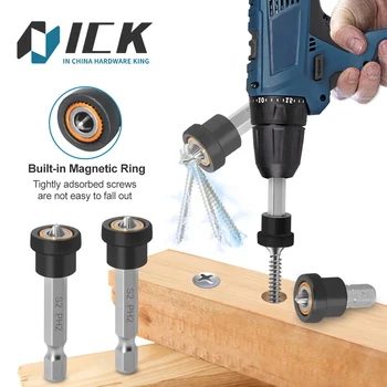 พรีเมี่ยม Magnetic Drywall Screw Setter PH2 Bits สําหรับ Plasterboard Hex Shank ตําแหน่งบิตติดตั้งง่ายเจาะอุปกรณ์เสริม