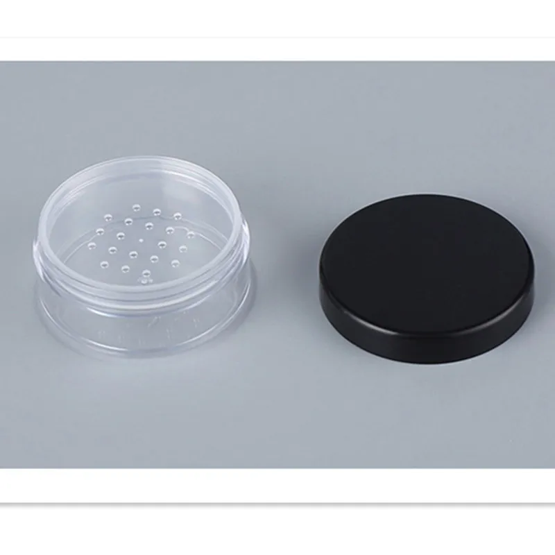 Petit pot rond en plastique PS FIGS, étui, bouteille pour maquillage, crème cosmétique, échantillon, nail art, poudre à paillettes, 5g, 10g, 3g,