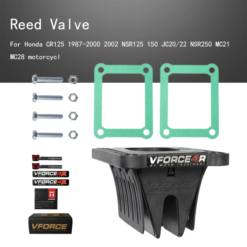 

Клапан язычковый VForce 4R V401 v4r5000 для мотоцикла Honda CR125 1987-2000 2002 NSR125 150 JC20/22 NSR250 MC21 MC28