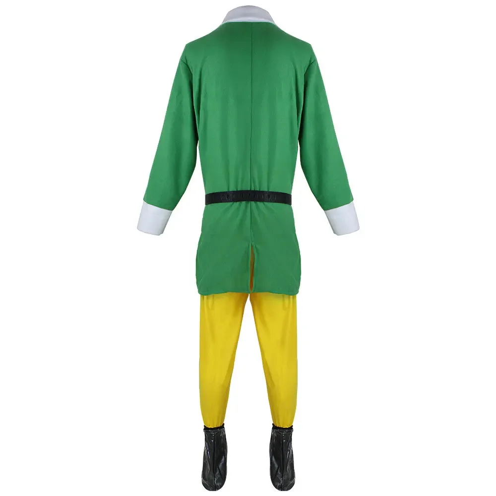 عيد الميلاد قزم تأثيري حلي الكبار للجنسين الأصدقاء سانتا كلوز الأخضر دعوى قبعة معطف السراويل الزي عيد الميلاد السنة الجديدة موحدة