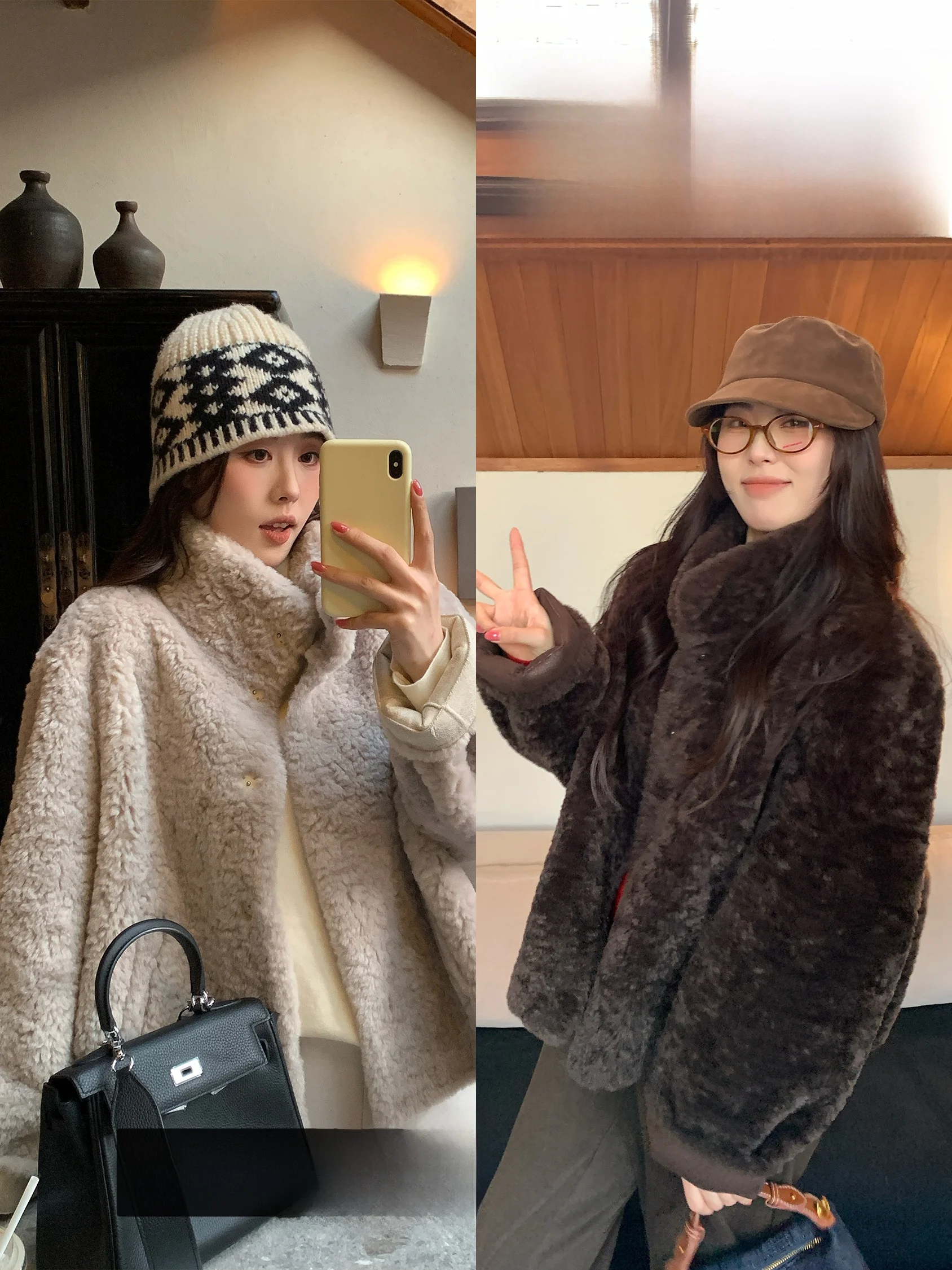 

NAZ Winter Faion ort Fur Jaet plus Size Simplici Elegance Simulation Fur Coats Women's Casual Sle Polyester Fiber