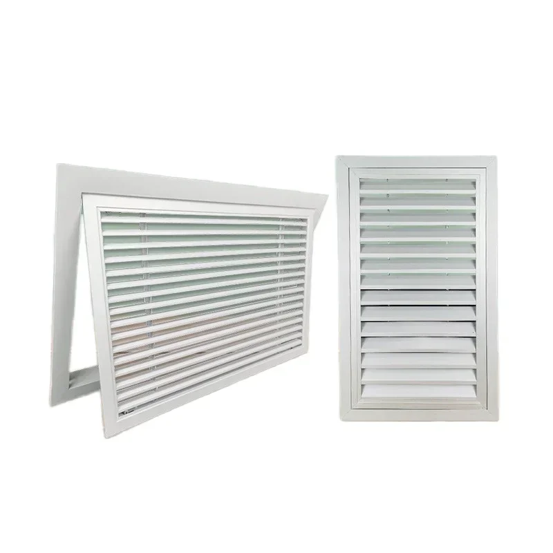 Modern design Aluminium door hinges blinds back trending with open inspection port intake 1