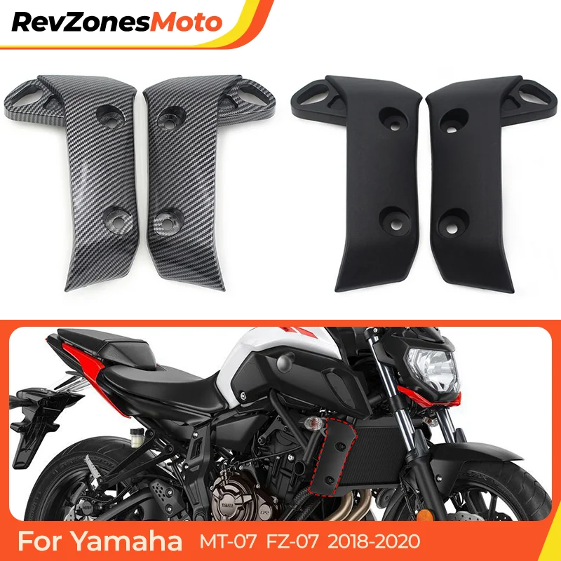 

For Yamaha MT-07 FZ-07 MT07 FZ07 Motorcycle Radiator Side Cover Guard 2018 2019 2020 ABS Plastic Protector Replacement Parts