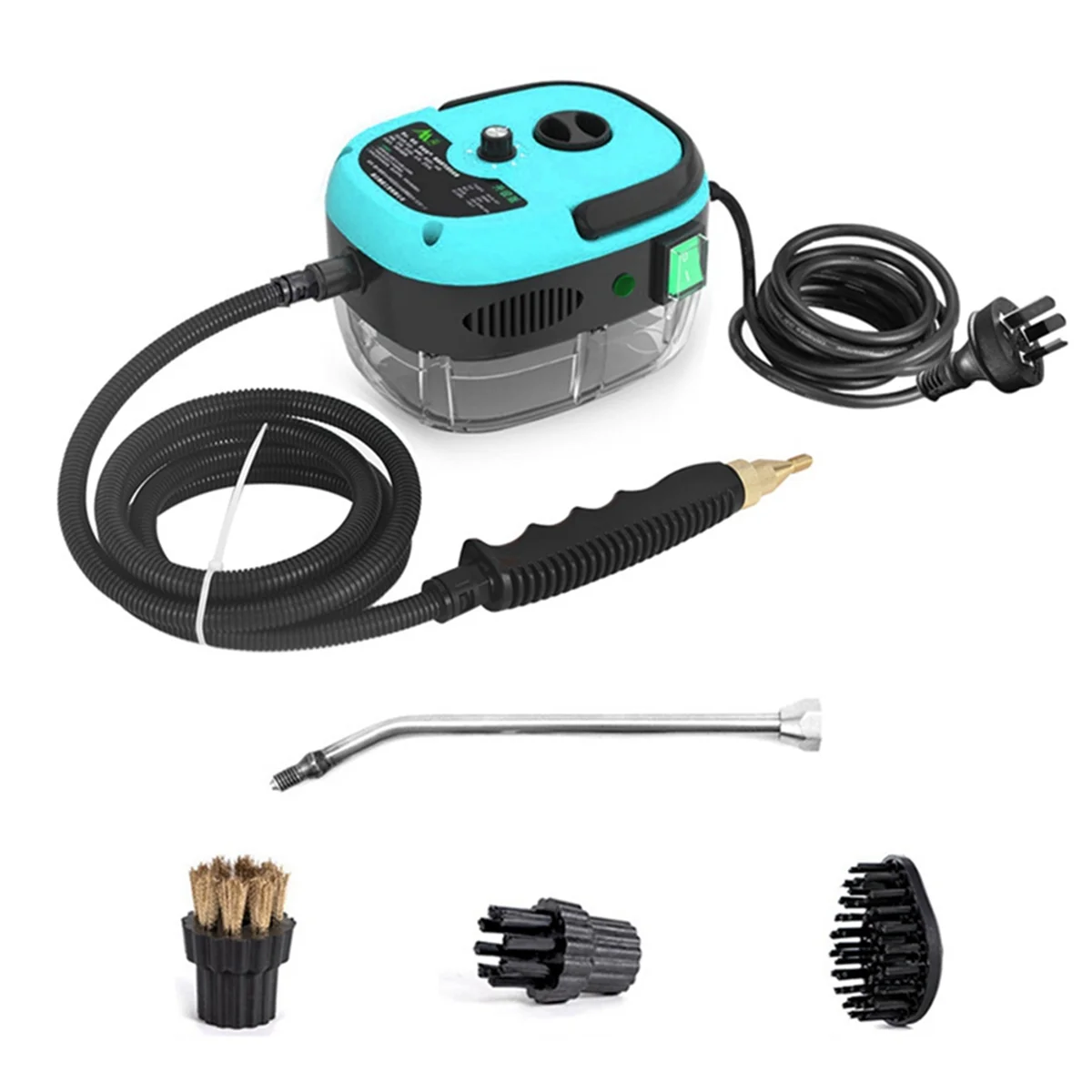 Máquina de limpeza 2500W Limpador a vapor doméstico de alta temperatura, esterilização, ar condicionado, cozinha, vaporizador