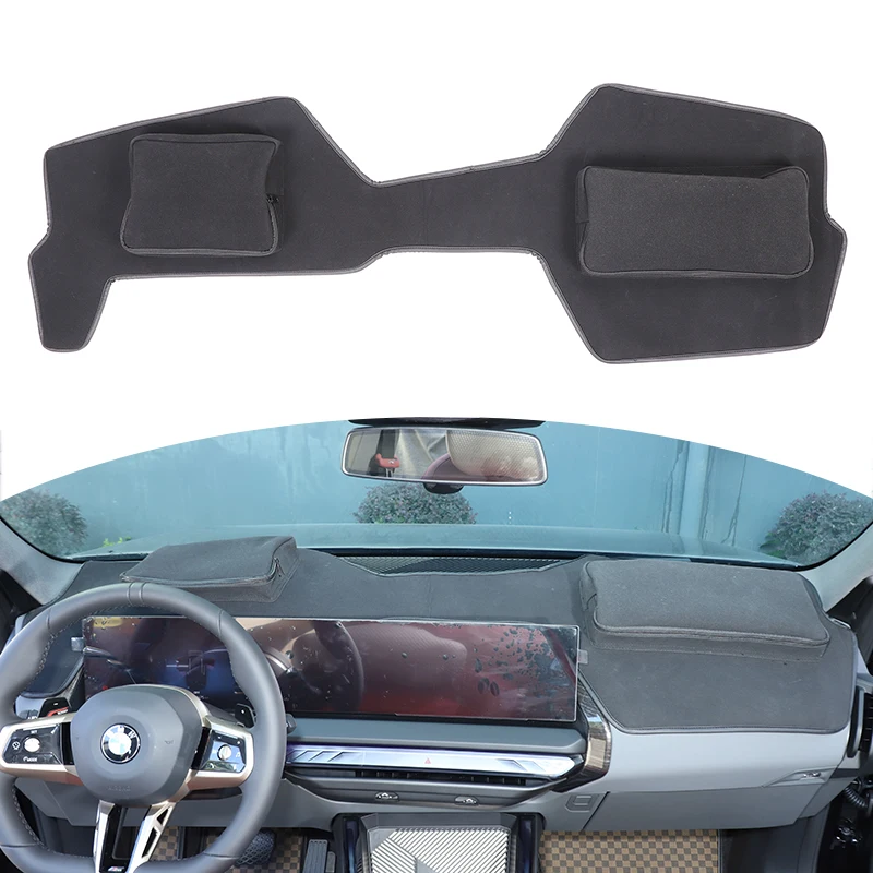 

For BMW X3 G45 2025 Accessories Car Dashboard Cover Dash Mat Avoid Light Pad Anti-UV Carpets Non-Slip Mat with Storage Pockets