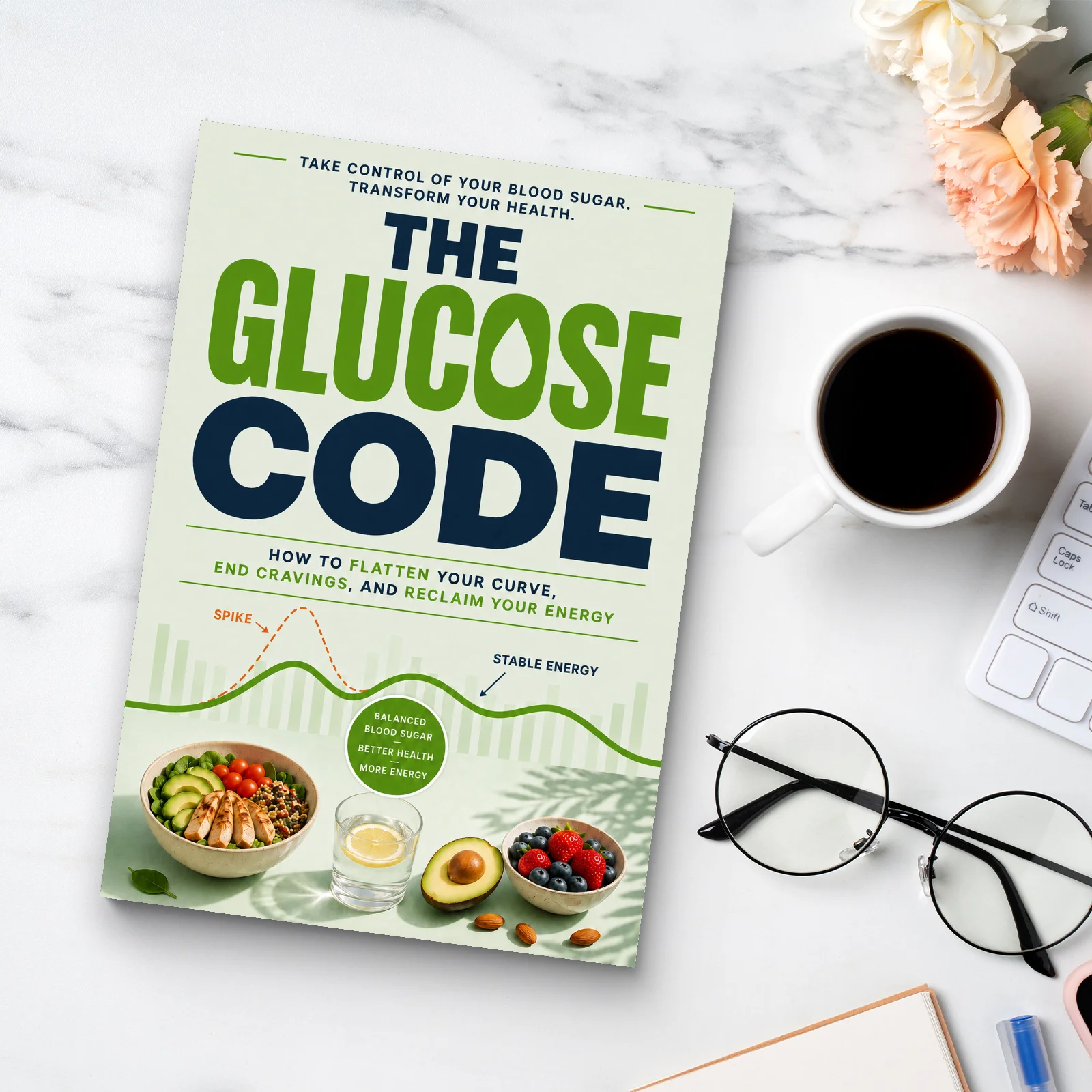 Blood Sugar Code, How to Stabilize Blood Sugar Curve, Beat Sugar Cravings & Regain Energy, Healthy Diet Self-Help Book