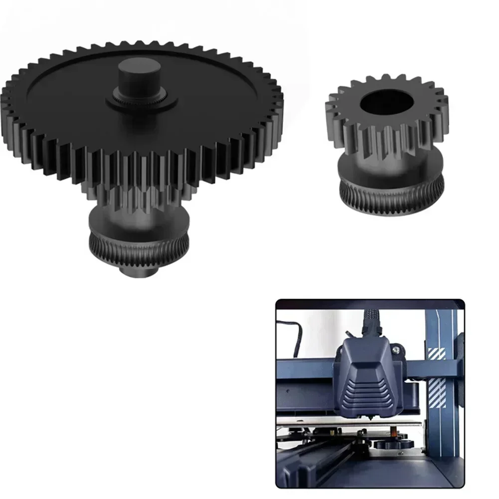 1 Set Nano-Coated Hardened Steel Gear Assembly CNC Machined Parts With Dual Ball Bearings For Elegooo For Neptune4 Printhead