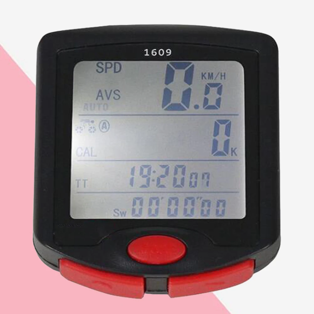 

Bike Computer Wireless Stopwatch Bike Speedometer Cycling Odometer Stopwatch Waterproof Luminous Computer (Black)
