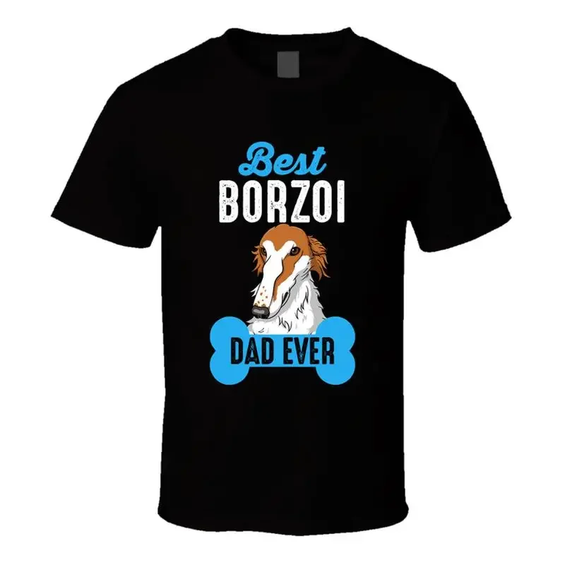 Borzoi Best Dad Ever Father's Day T Shirt