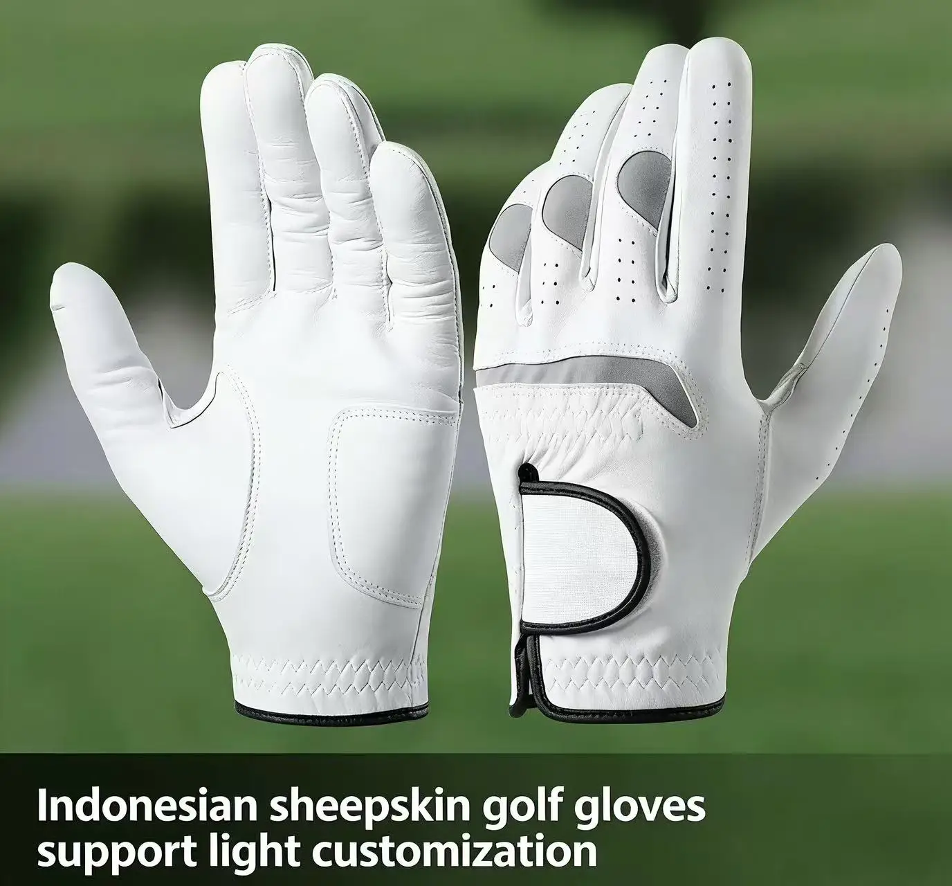 Indonesian Lambskin Golf Gloves For Men and Women Breathable Non-slip Professional Training Gloves Durable Single Glove
