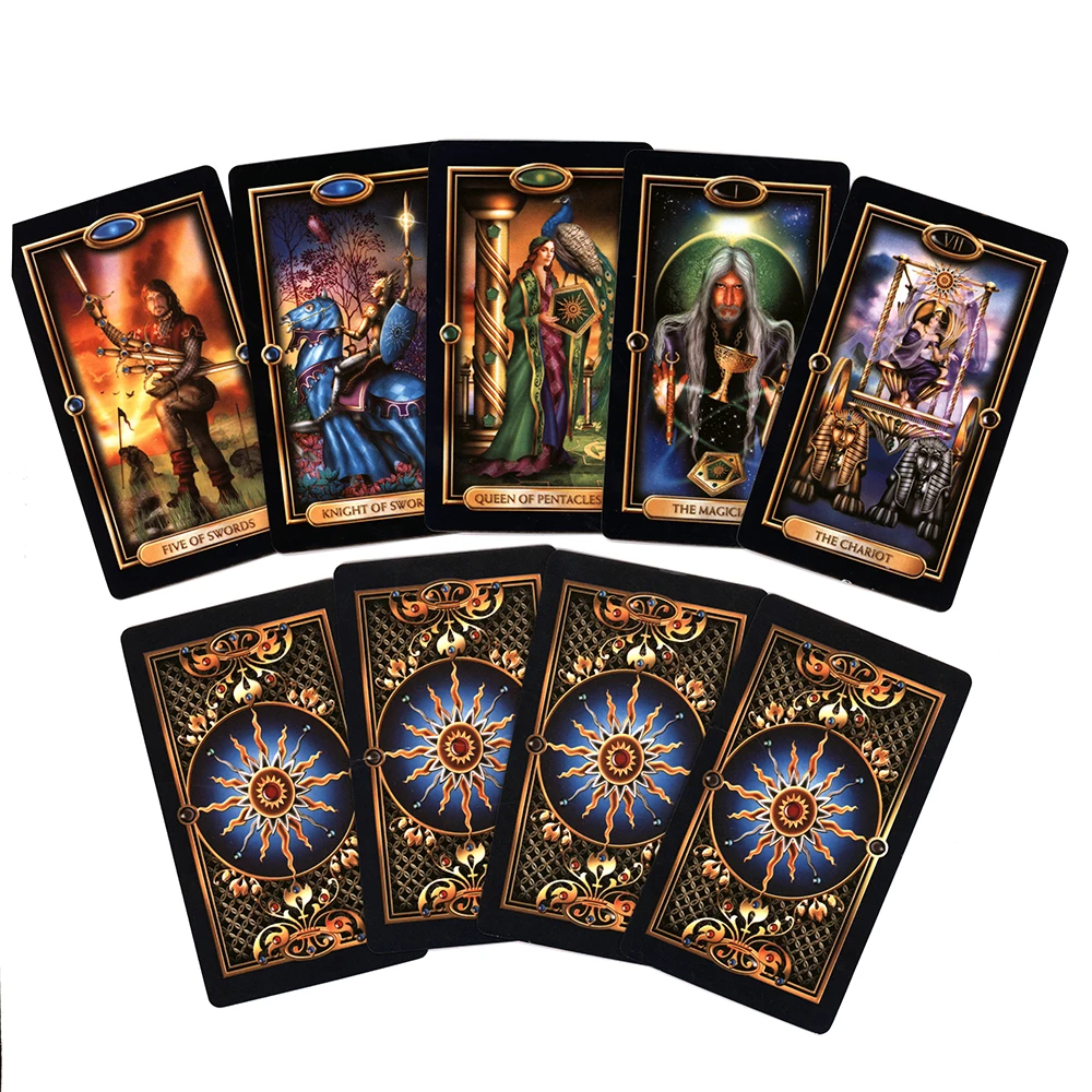 Thickened Tarot Cards for Beginners.Divination Russian Rider Tarot.Spanish Archangel Oracle Cards.English Tarot