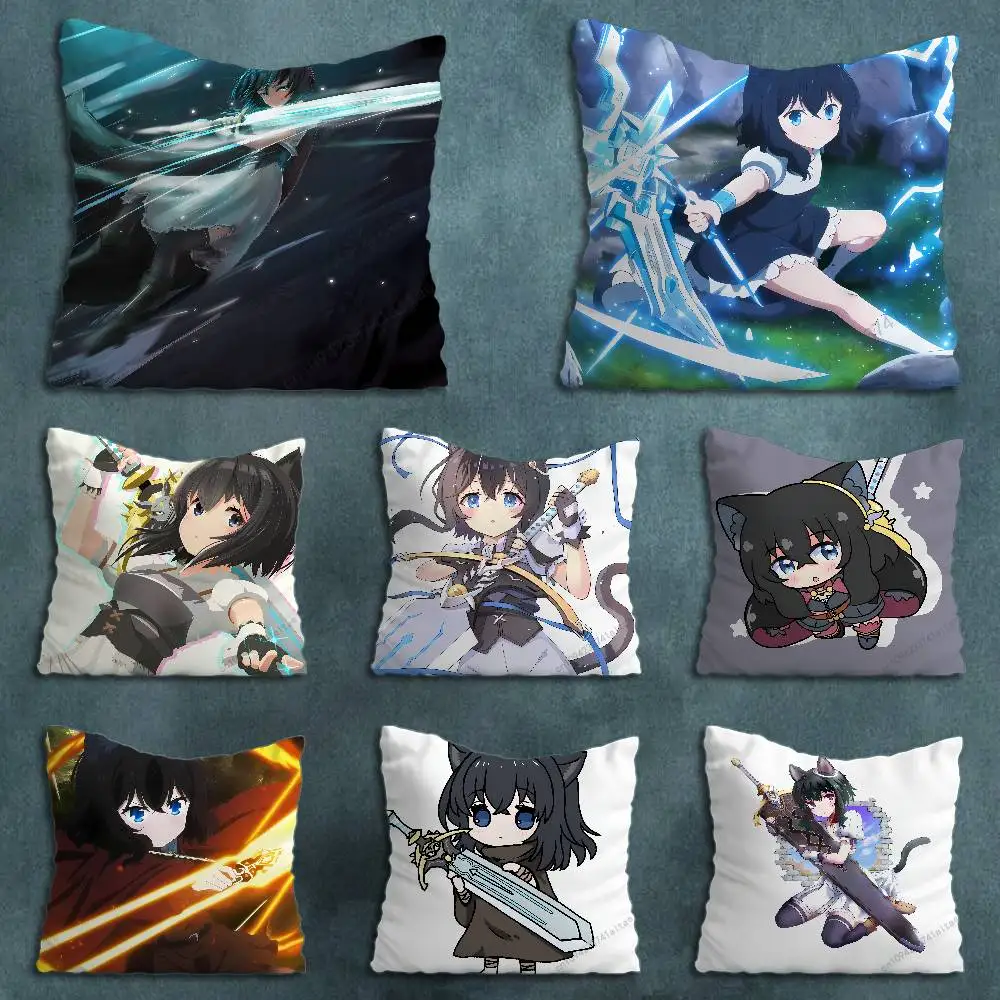Reincarnated as a Sword Various Sizes Square Pillow Case For Car Home Bedchamber Decor Birthday Gift