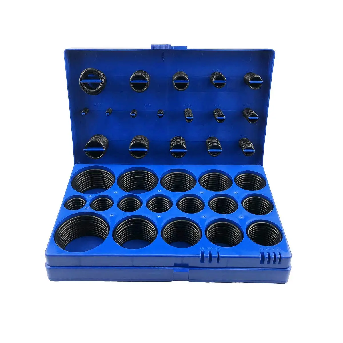 NBR O-Ring-Sortiment-Set, Nitrilkautschuk-Dichtungsscheiben-Set, wasserdichte Dichtungen, drei Optionen: Rot, Blau, Gelb, Box. Jeweils 30 Größen – Detail 2