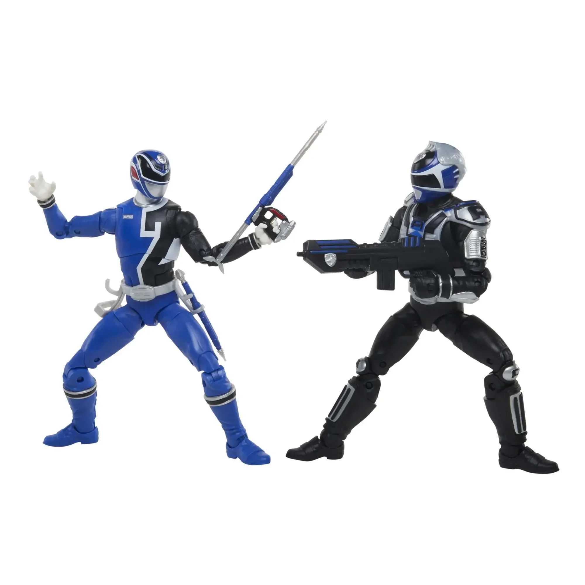 Hasbro Power Rangers Lightning Collection S.P.D. Squad B Blue Ranger Versus Squad A Blue Ranger 2-Pack F1171 [ship in 24 Hours]