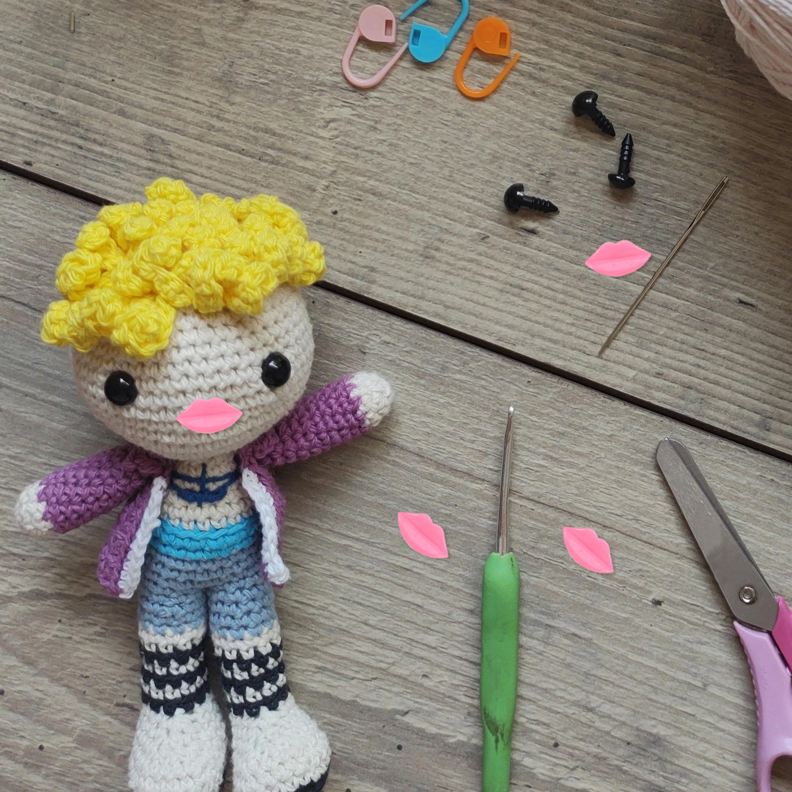 100 Stück Zubehör Mini-Mundspitzen, realistisches Design, DIY-Herstellung von Kleidung, Verzierung, Reparaturzubehör