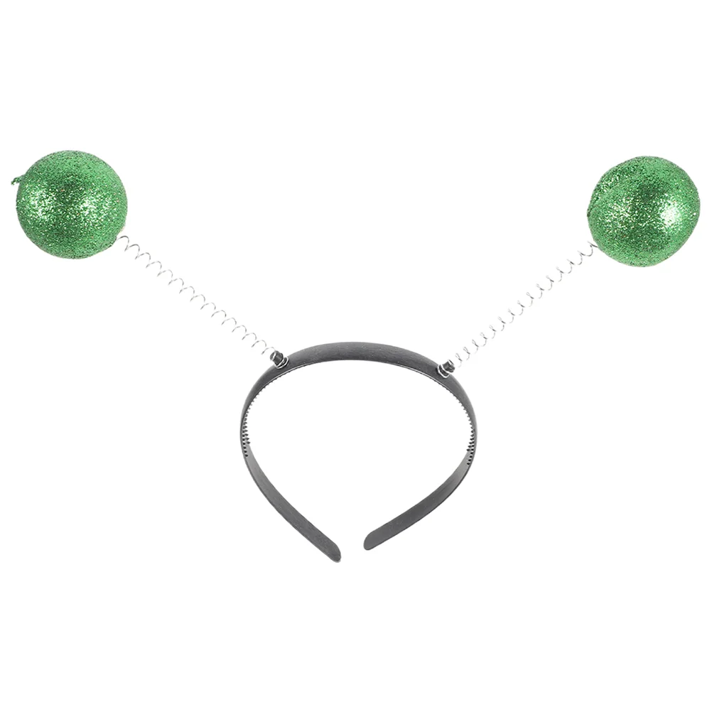 Alien Headband Headbands Hairbands with Glitter Balls Cosplay Aldult Hoops Costume Plastic Antenna Baby