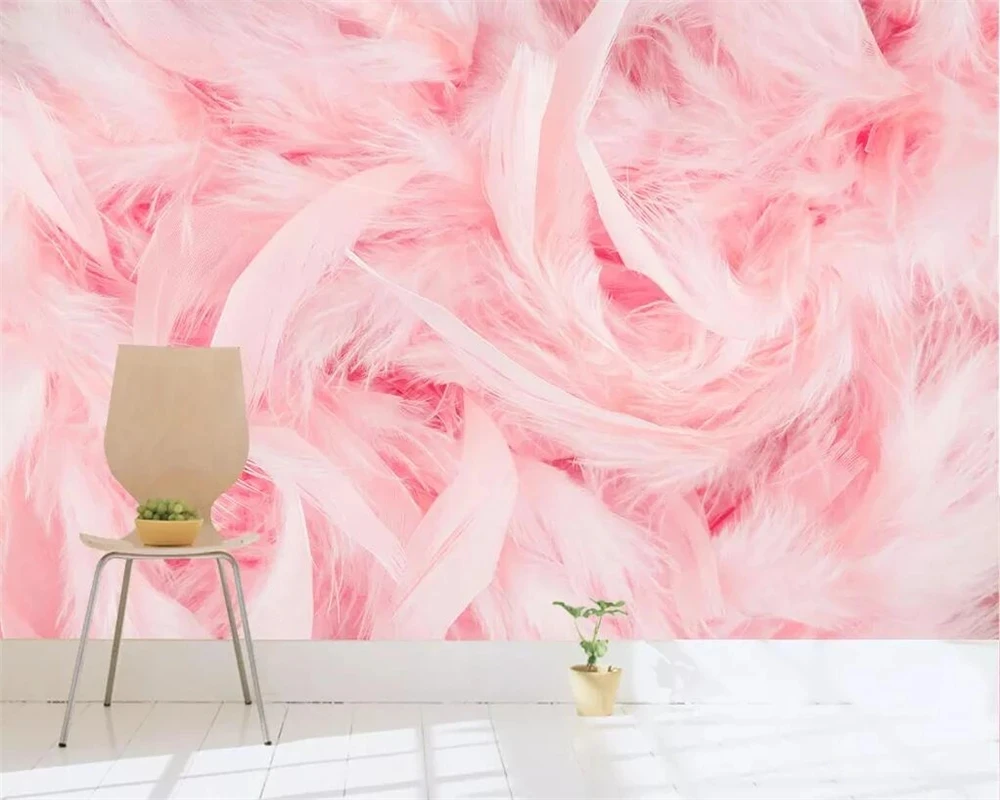 papel-de-parede-personalizado-com-penas-rosa-decoracao-de-casa-sala-de-estar-sofa-tv-fundo-quarto-restaurante-foto-asa-3d