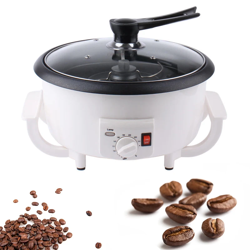 Coffee Beans Roaster Machine Household Electric Roasting Dried Peanut Non-stick Coating Baking Tool Grain Drying